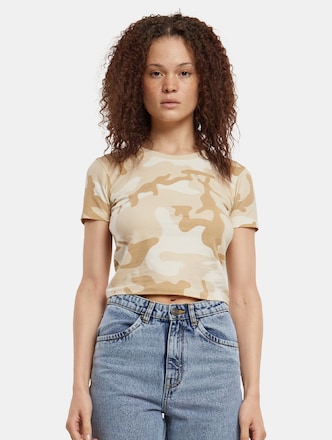 Ladies Cropped Camo