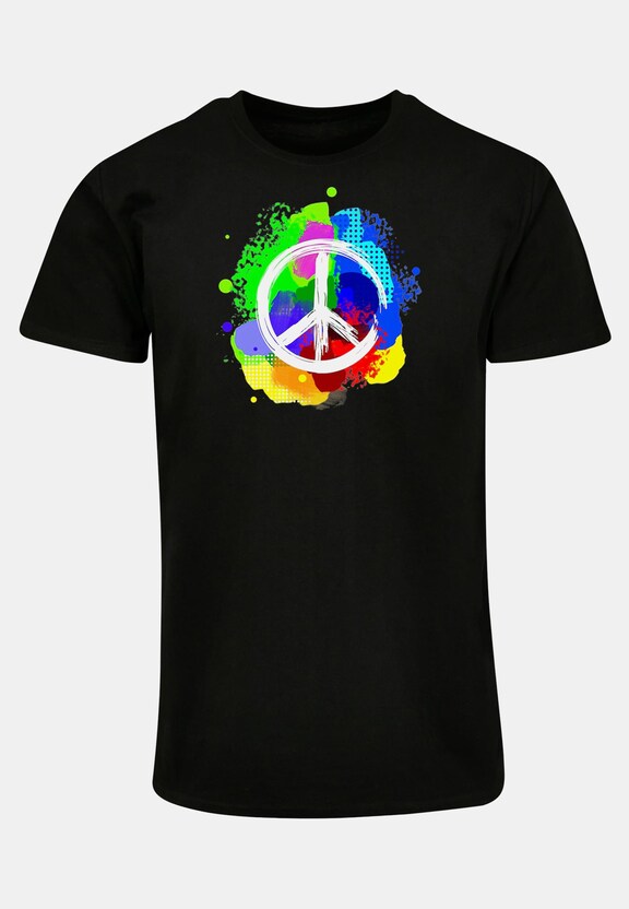 Peace - Graffiti Basic T-Shirt-4