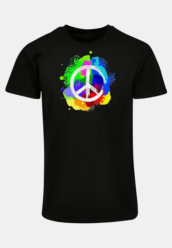 Peace - Graffiti Basic T-Shirt-4