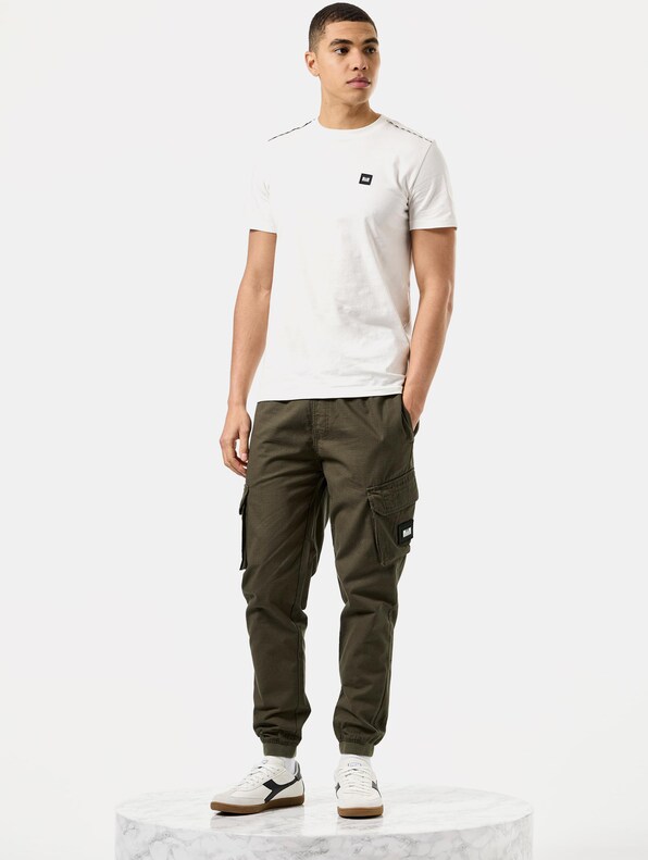 Weekend Offender MANUEL TEE WITH CHECK PIPING-2