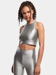 Urban Classics Ladies Cropped Shiny Top-0