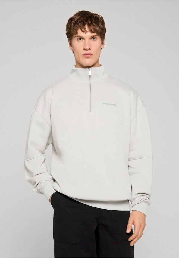 PEGADOR Logo Oversized Halfzip Pullover-0