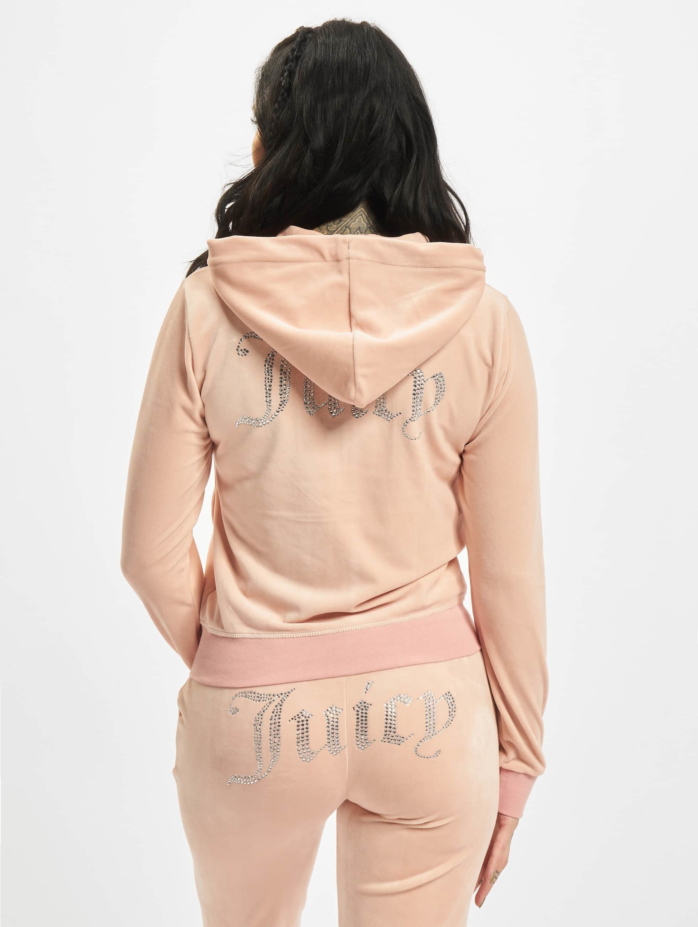 Diamante zip up online hoodie