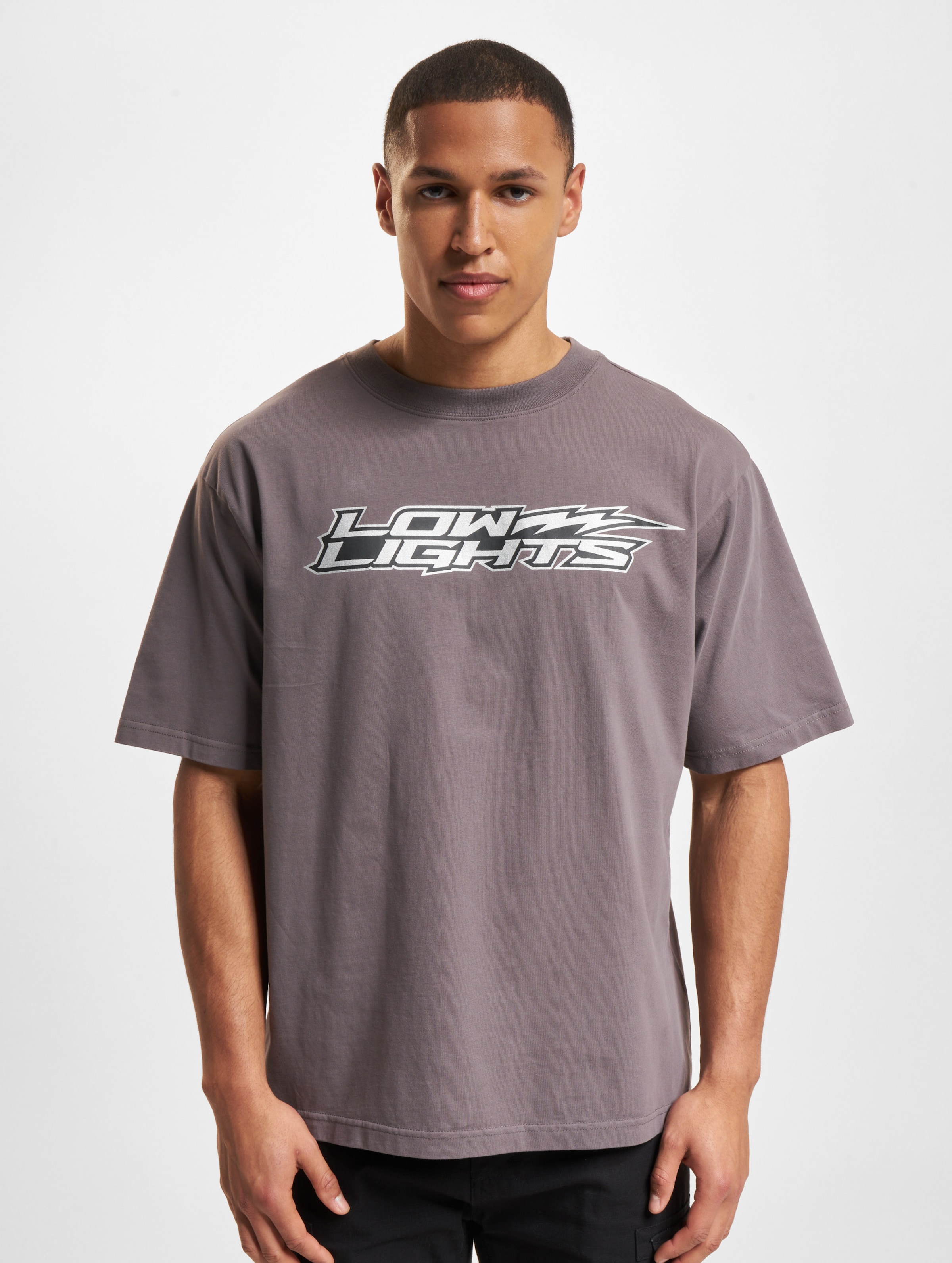 Low Lights Studios Lightning T-Shirt Männer,Unisex op kleur grijs, Maat M