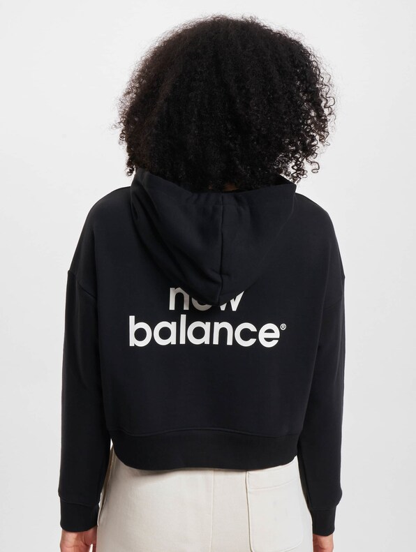 New Balance Essentials Graphic Crop Fleece Hoodie-1