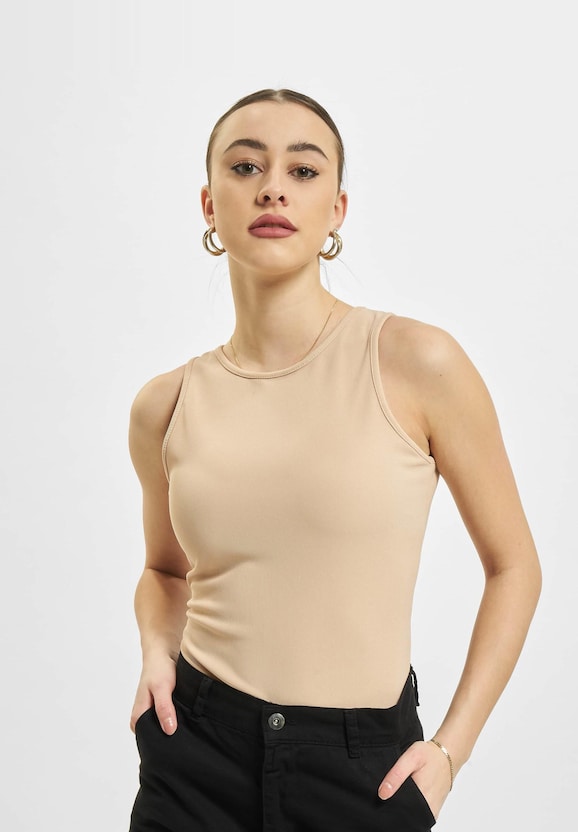 Petite Ribbed Racer Back -1