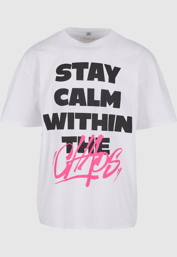 Stay Calm In Chaos Oversize Tee-4