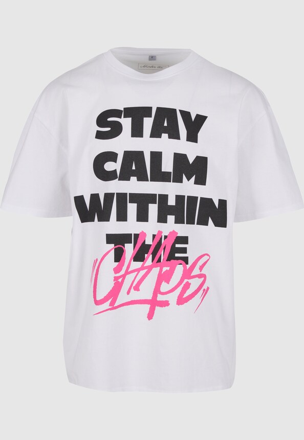 Stay Calm In Chaos Oversize Tee-4