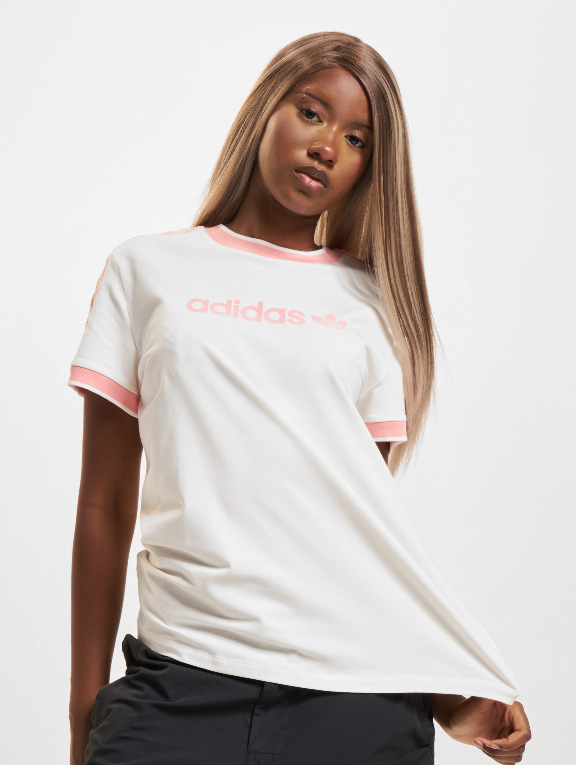 adidas Originals Bagde Slim T-Shirts op kleur wit, Maat S