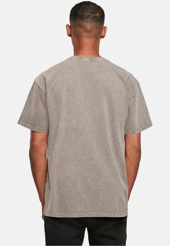 Cherry Acid Washed Oversize Tee-1