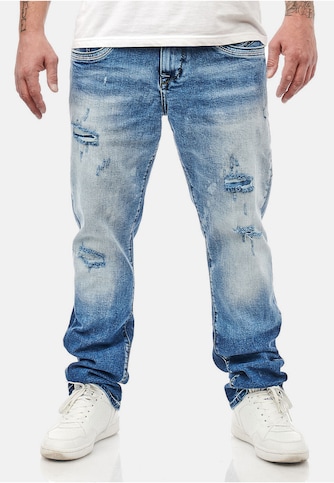 Rusty Neal Herren Destroyed Jeans Hose  used