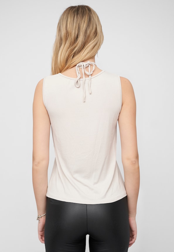 Cloud 5ive Viscose Neckholder Top with Ring-Detail-1