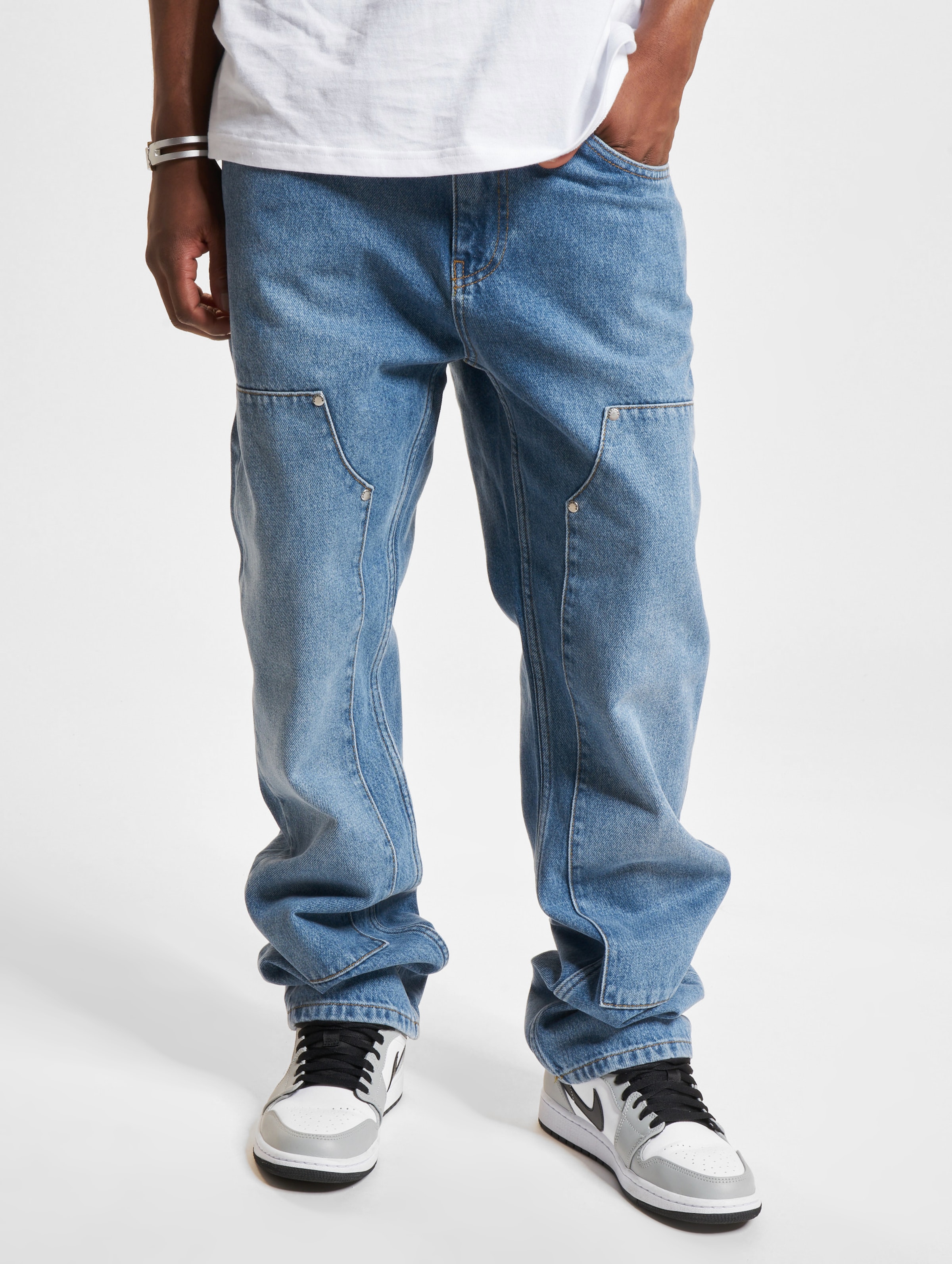 PEGADOR Vinto Carpenter Straight Fit Jeans Männer,Unisex op kleur blauw, Maat 32