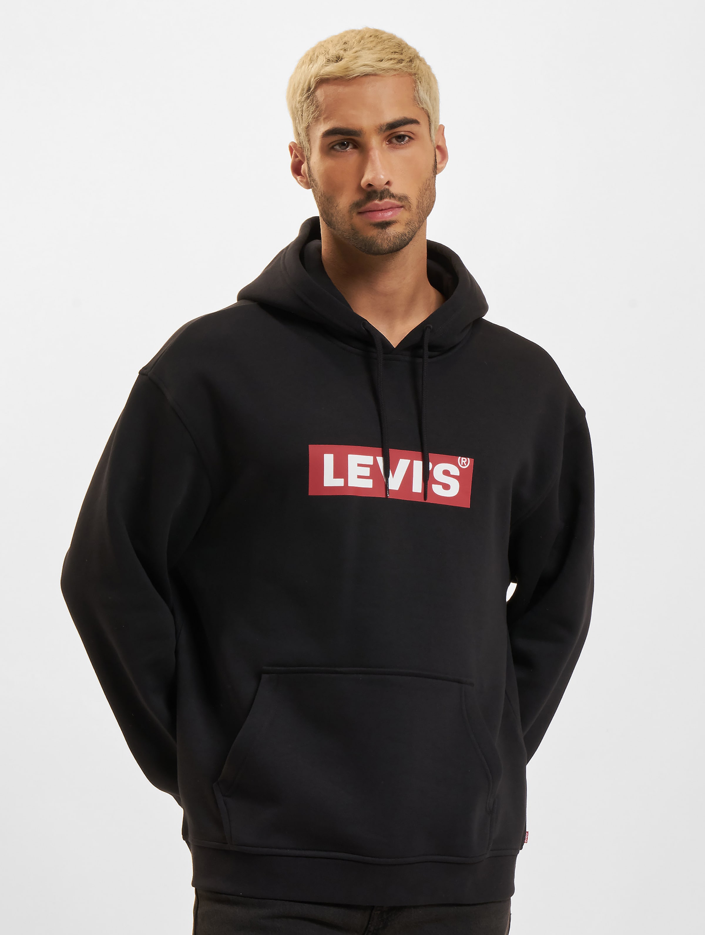 Levi's T3 Relaxed Graphic Hoodie Männer,Unisex op kleur zwart, Maat M