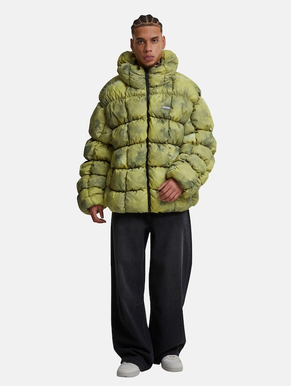 Karl Kani Sport Patch Square Quilted Puffer Jackets-5