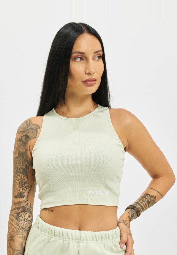 Pegador Ayla Crop Mint Top-2