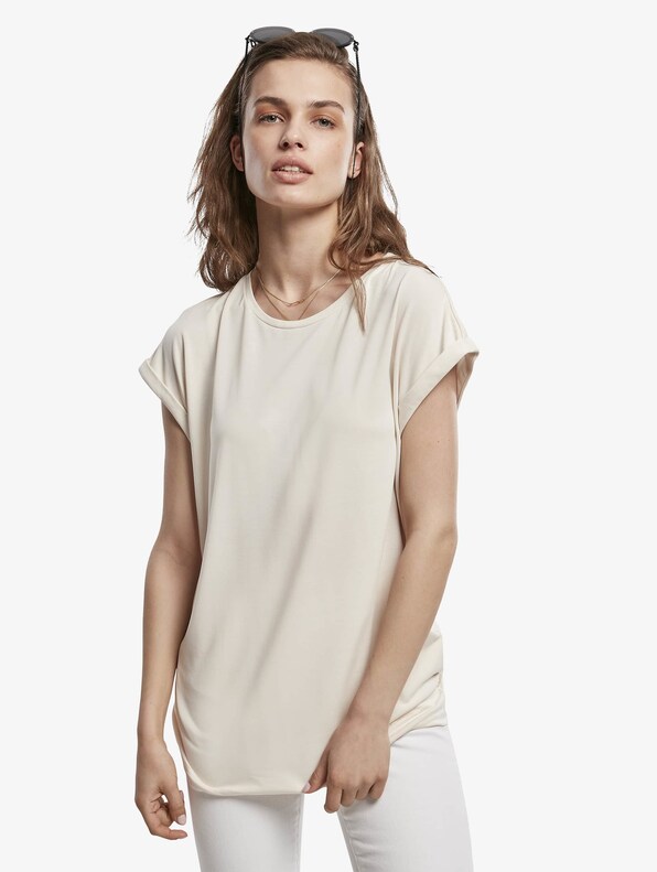 Ladies Modal Extended Shoulder-0