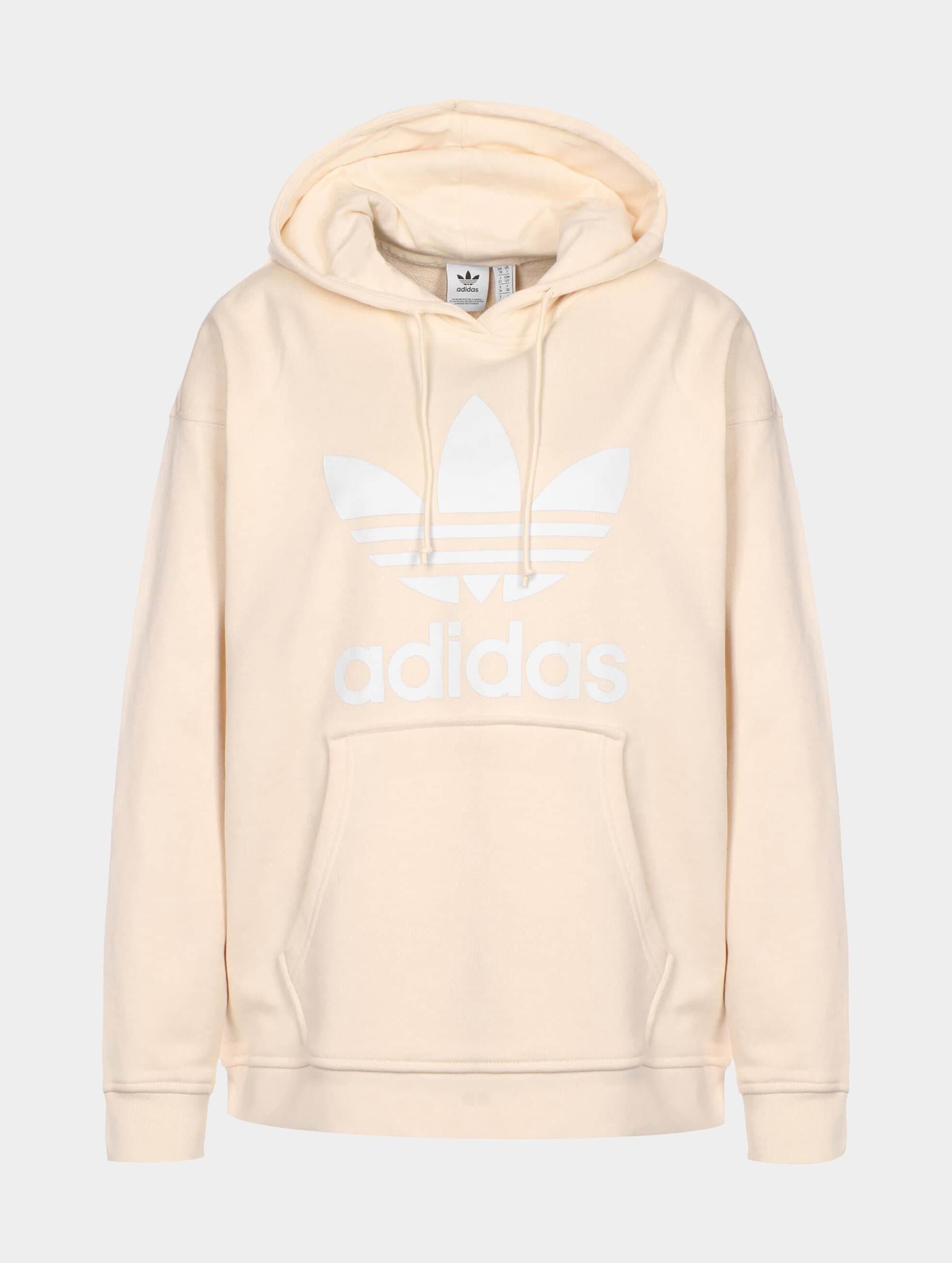 Adidas trefoil clearance hoodie linen