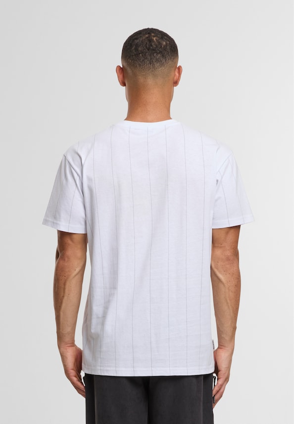 Classic Label Pinstripes T-Shirt-1