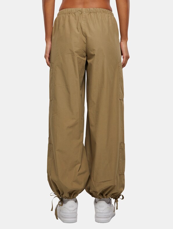 Ladies Cotton Cargo Parashute Pants-1