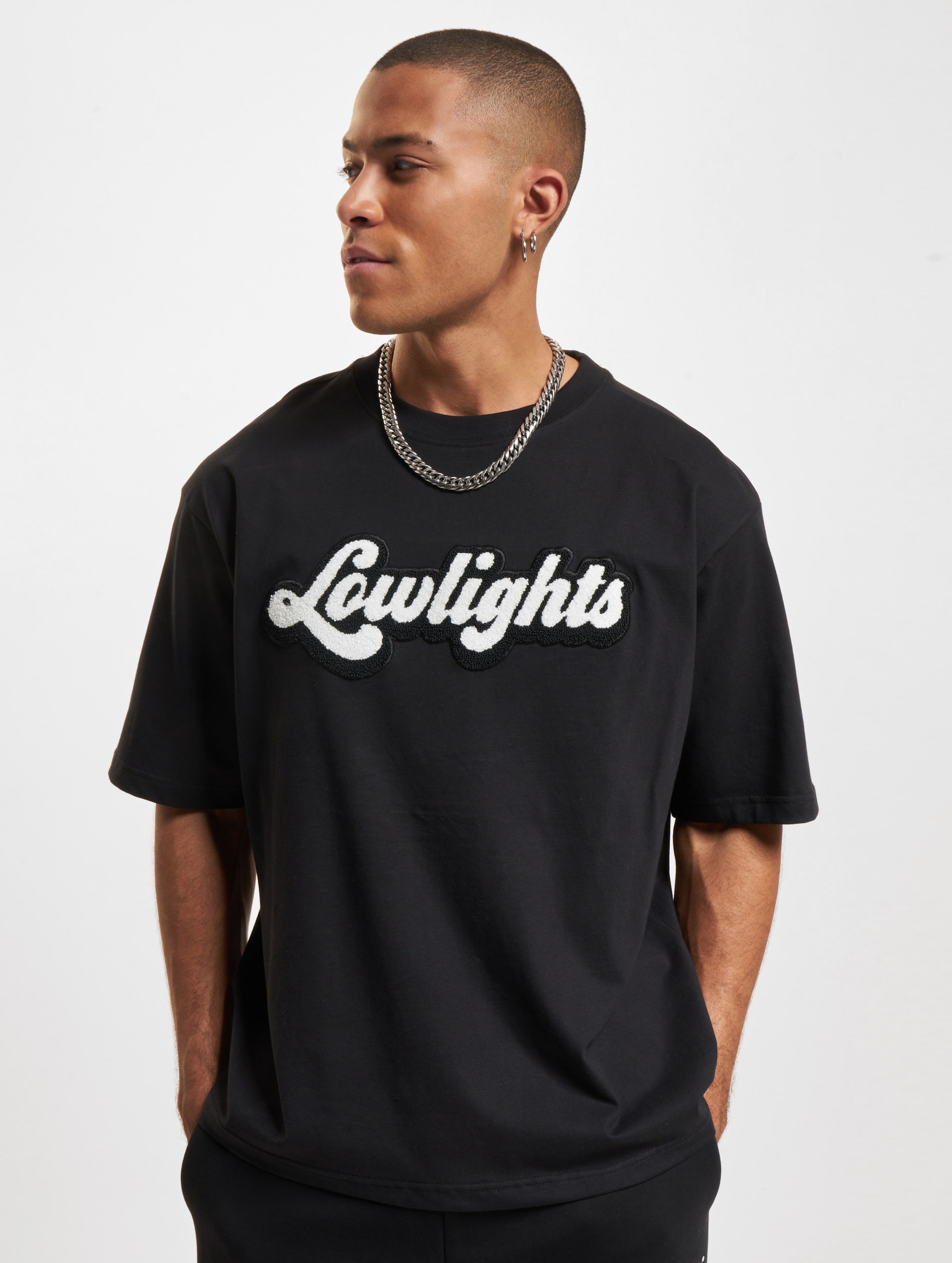 Low Lights Studios Trendy T-Shirt Männer,Unisex op kleur zwart, Maat S
