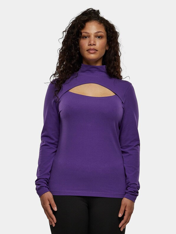 Ladies Cut-Out Turtleneck-2