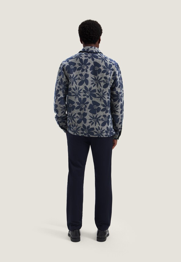 Lino Damast Overshirt-2