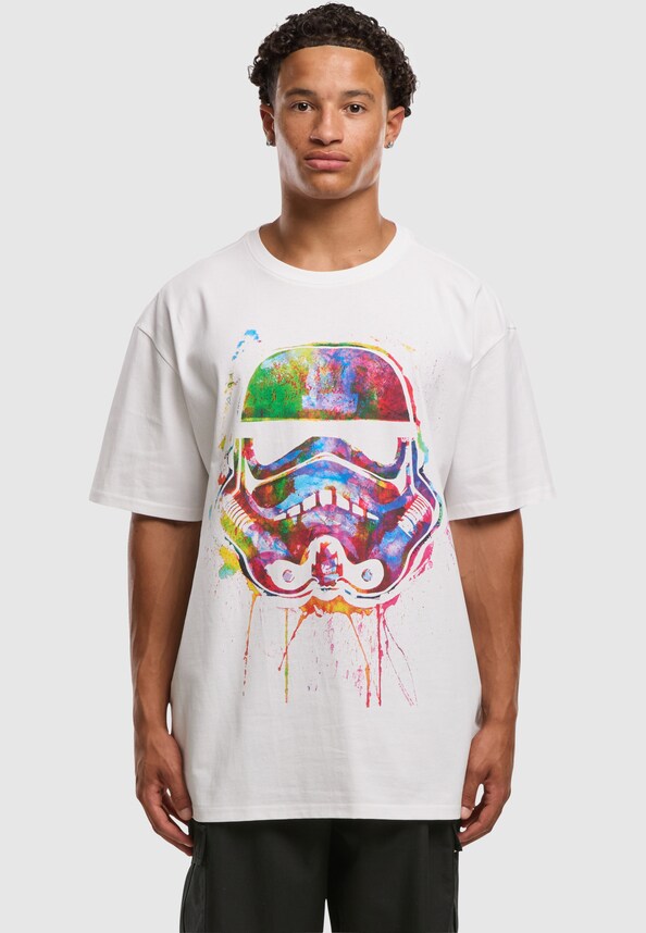Stormtrooper  Paint Splats with Heavy Oversize Tee-2