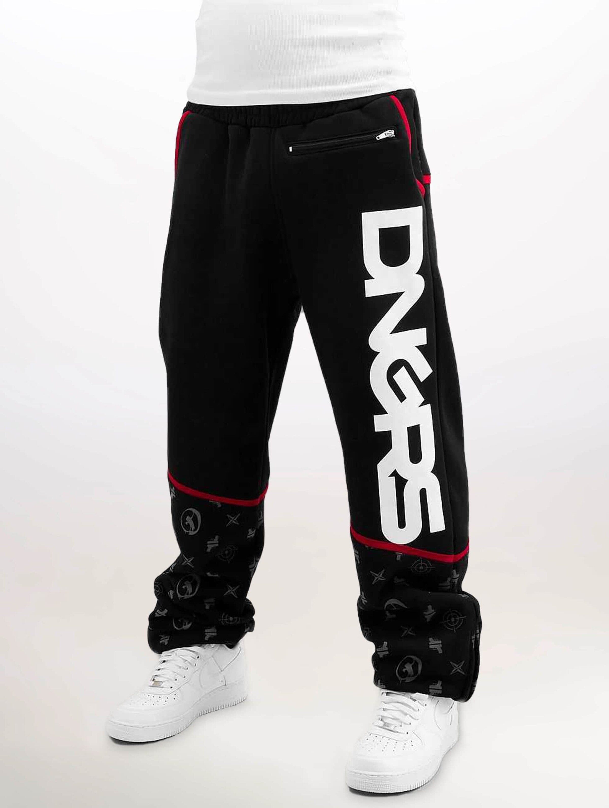 Dangerous DNGRS Crosshair Jogginghosen Mannen op kleur zwart, Maat XXL