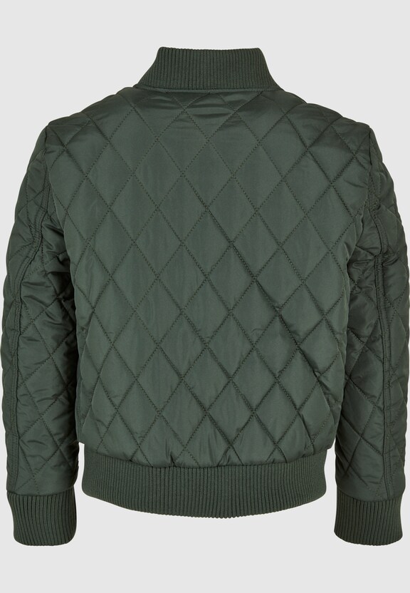 Urban Classics Boys Diamond Quilt Nylon Lightweight Jacket-1