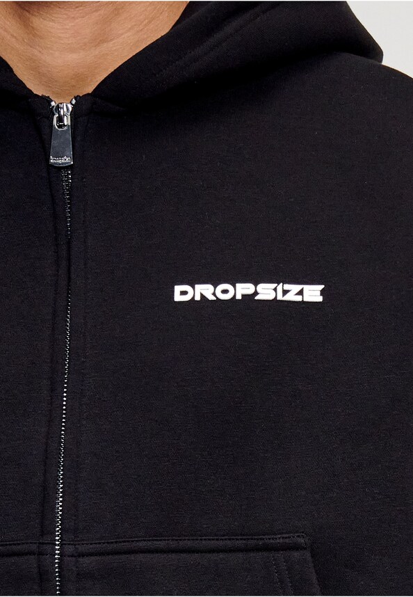 LOOSE BOMBER ZIP HOODIE-6