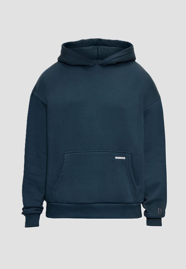 SUPER HEAVY BLANK HOODIE-4