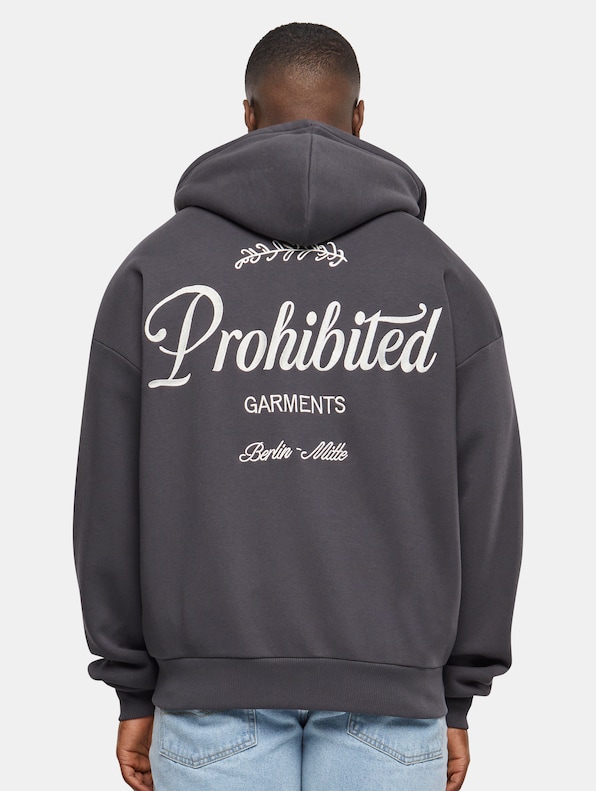 Prohibited PB Garment Zip Hoodies-1