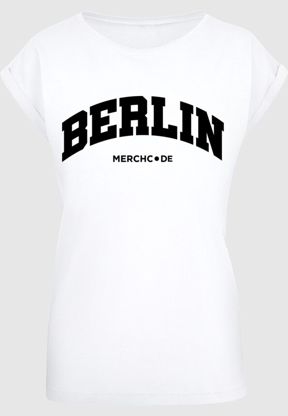 Ladies Berlin Wording - T-Shirt-2