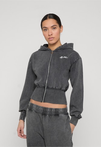 Washed cropped Sweat Jacket