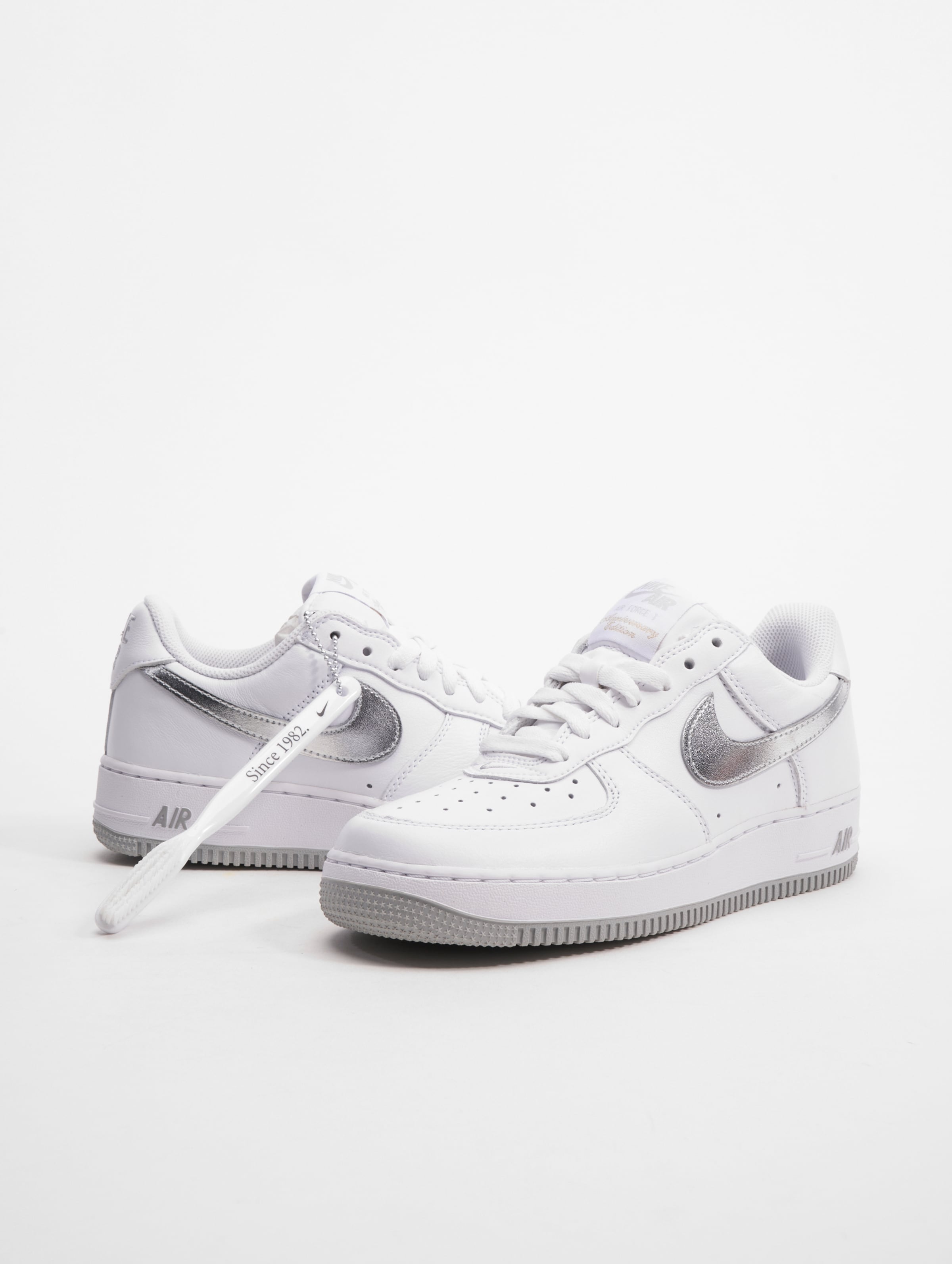 Nike Air Force 1 '07 Low Color of the Month White Metallic Silver DZ6755-100 Maat 40.5 WIT Schoenen