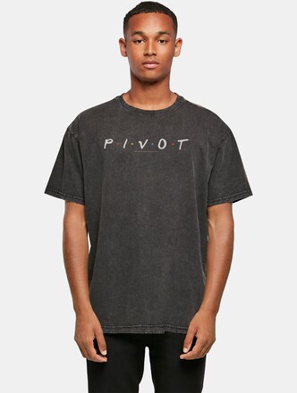 Friends - Pivot Logo Acid Washed Oversize
