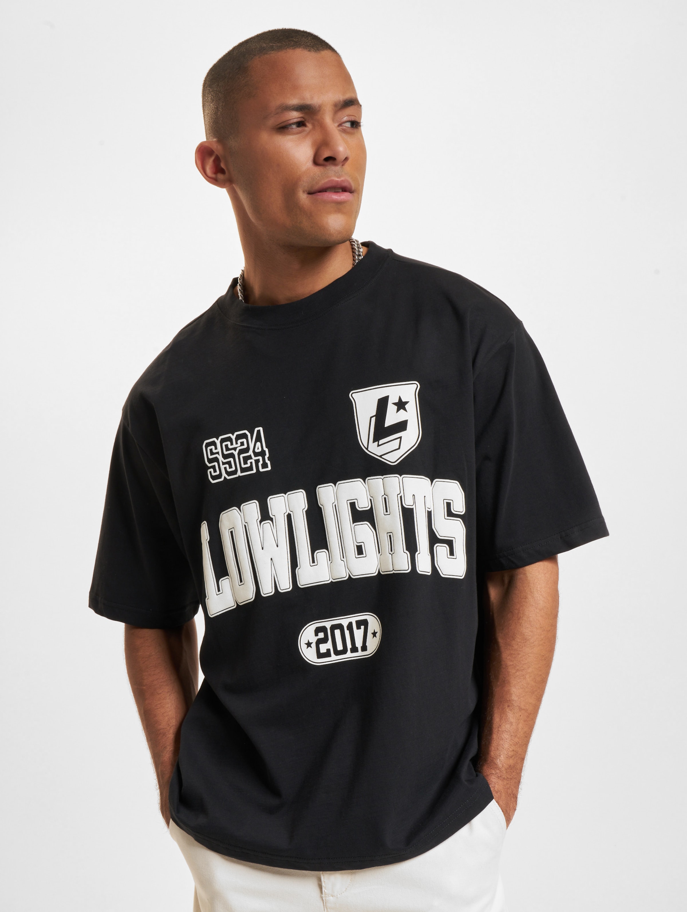 Low Lights Studios College Ll-Star T-Shirt Männer,Unisex op kleur grijs, Maat XL