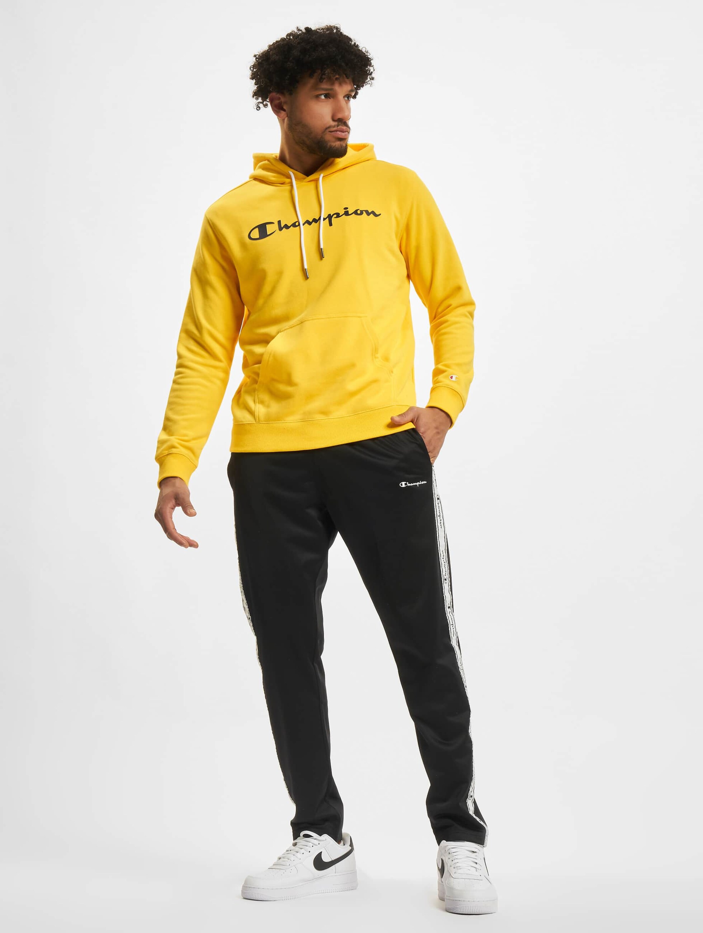 Yellow champion hoodie online mens