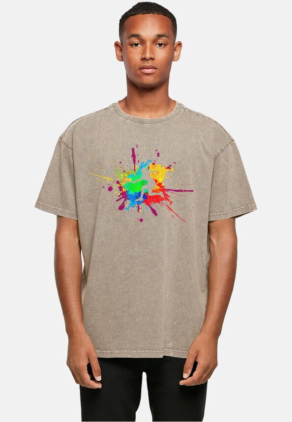 Color Splash Player Acid Washed Oversized-0