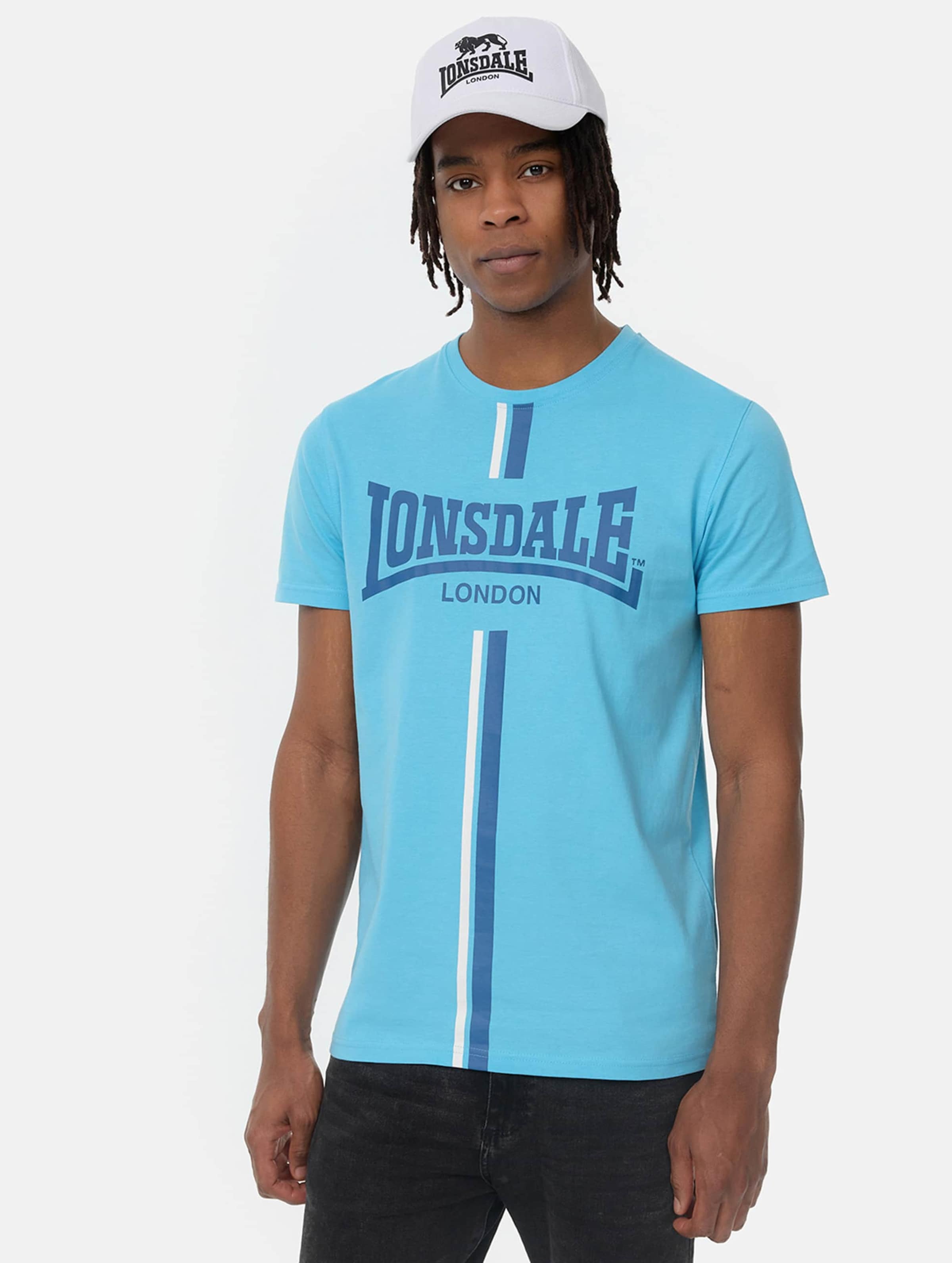 Lonsdale London Altandhu T-Shirt Mannen op kleur blauw, Maat 3XL