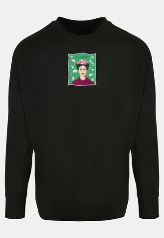 Ladies Frida Kahlo - Green Oversized Cut On Sleeve Longsleeve