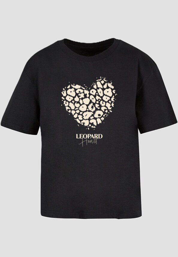 Ladies Leopard Heart Everyday Tee-2
