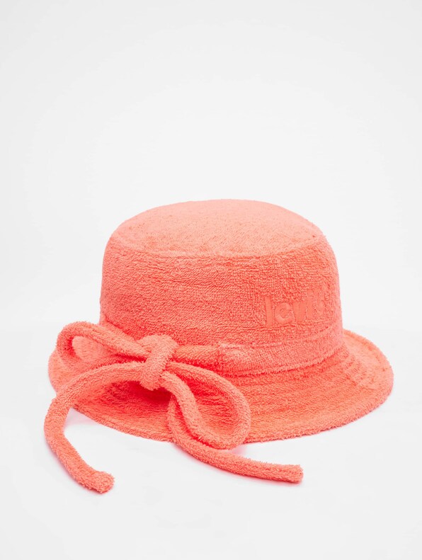 Levis Poster Logo Terry Bucket Hat-1