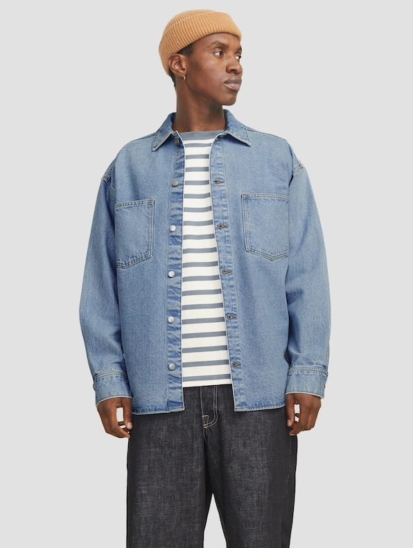 Jack & Jones Henry Denim Overshirt Hemden-2