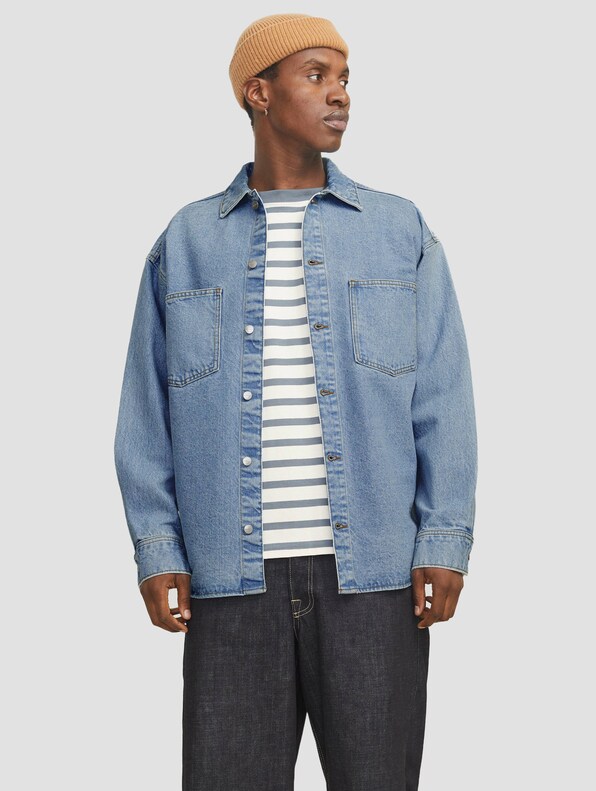 Jack & Jones Henry Denim Overshirt Hemden-2