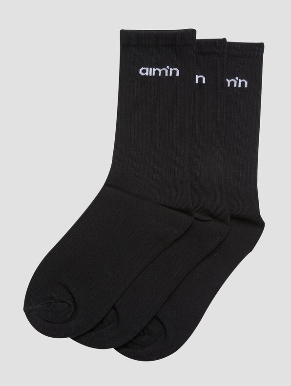 aim'n Logo 3-Pack Socken-0