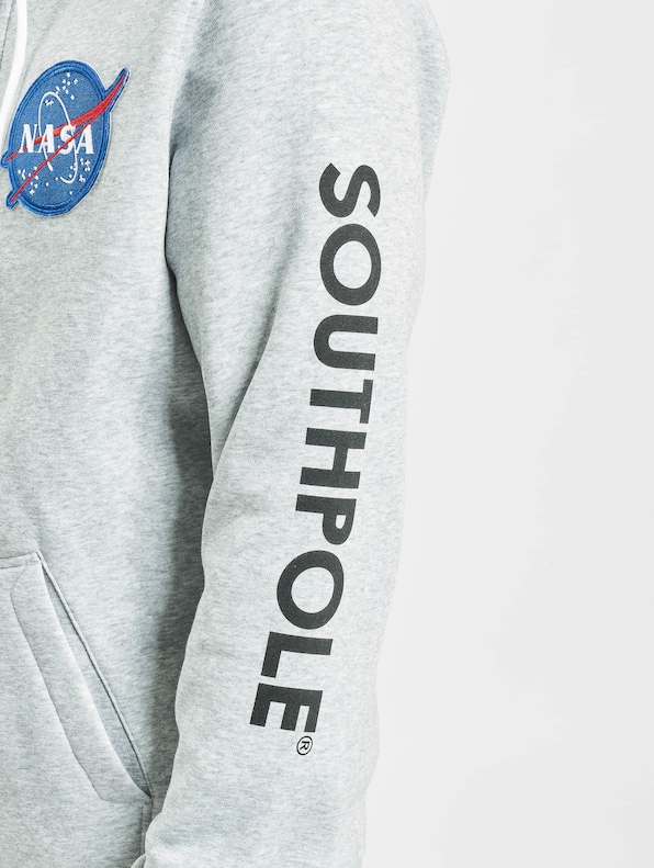 Southpole Nasa Insignia Logo Zip Hoody-4