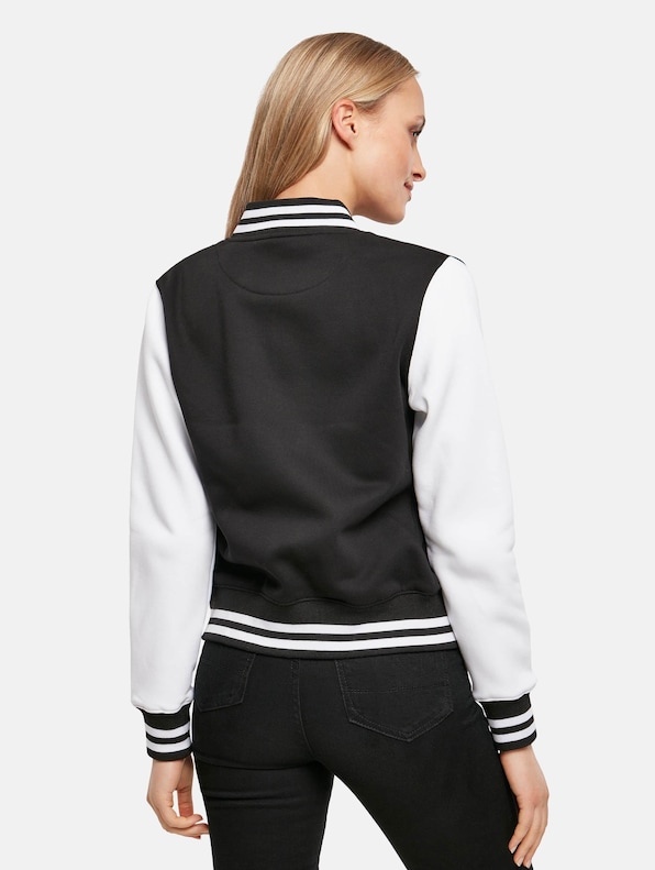 Ladies Sweat College Jacket-1