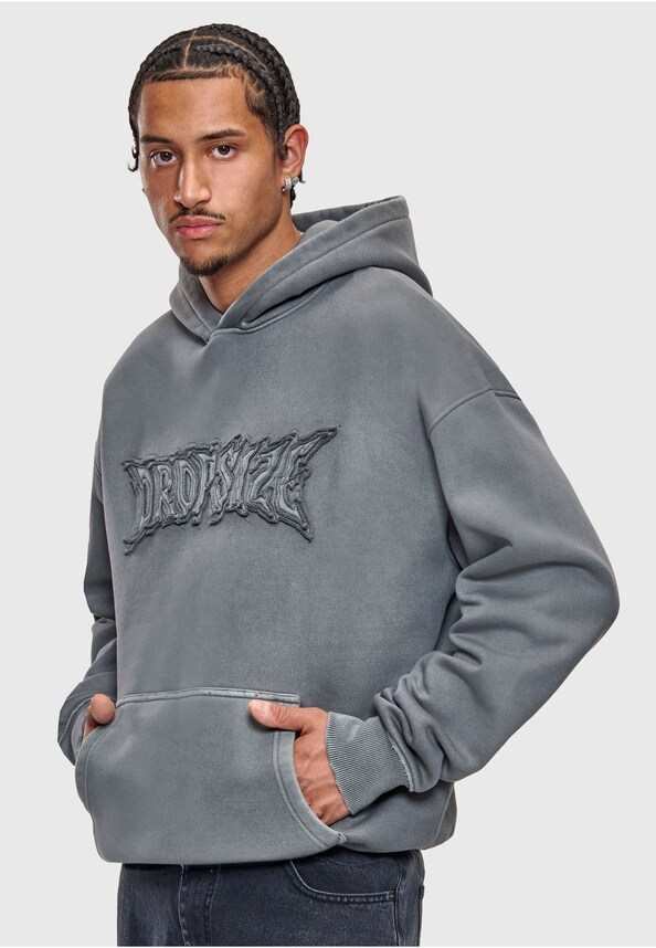 ULTRA ROUGH SELF FABRIC PATCH HOODIE-2